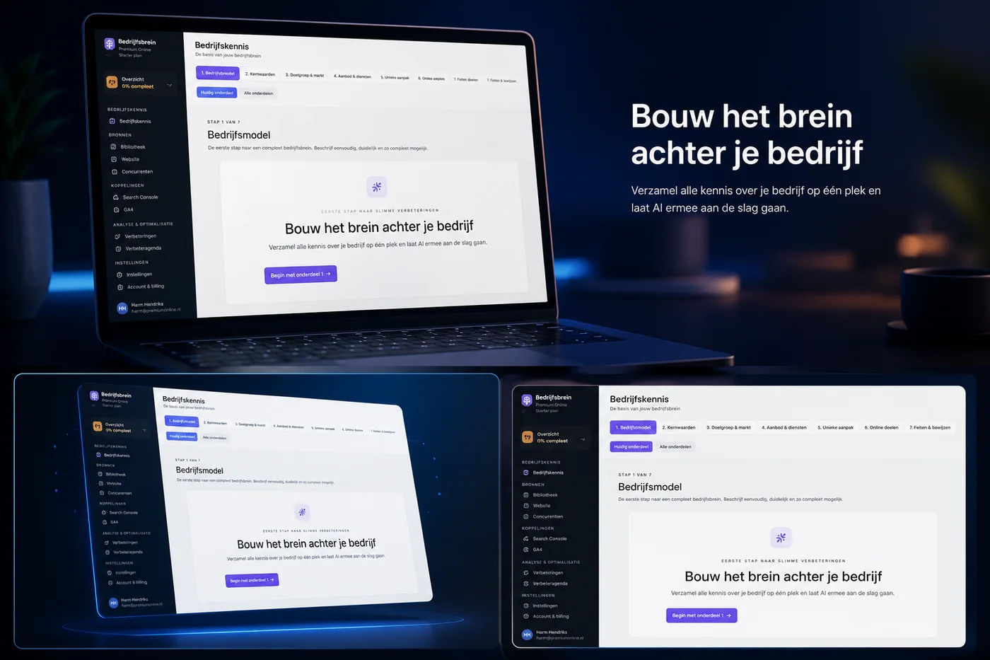 Bedrijfsprofiel invullen in Bedrijfsbrein